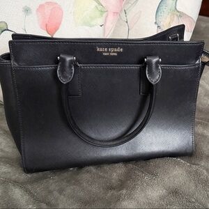 Kate Spade Black Textured Tote